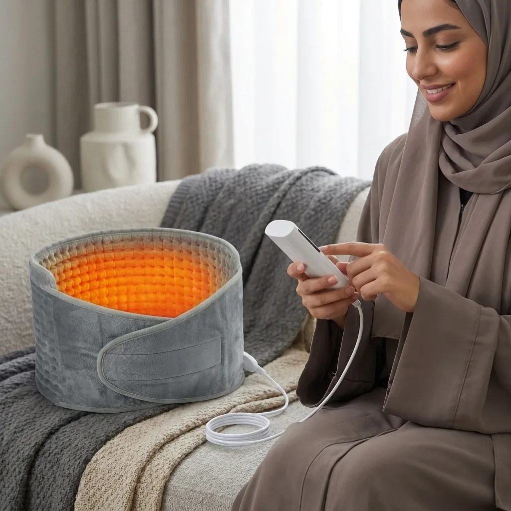 حزام دعم التدفئة للظهر دعامة الخصر الكهربائية مع درجة